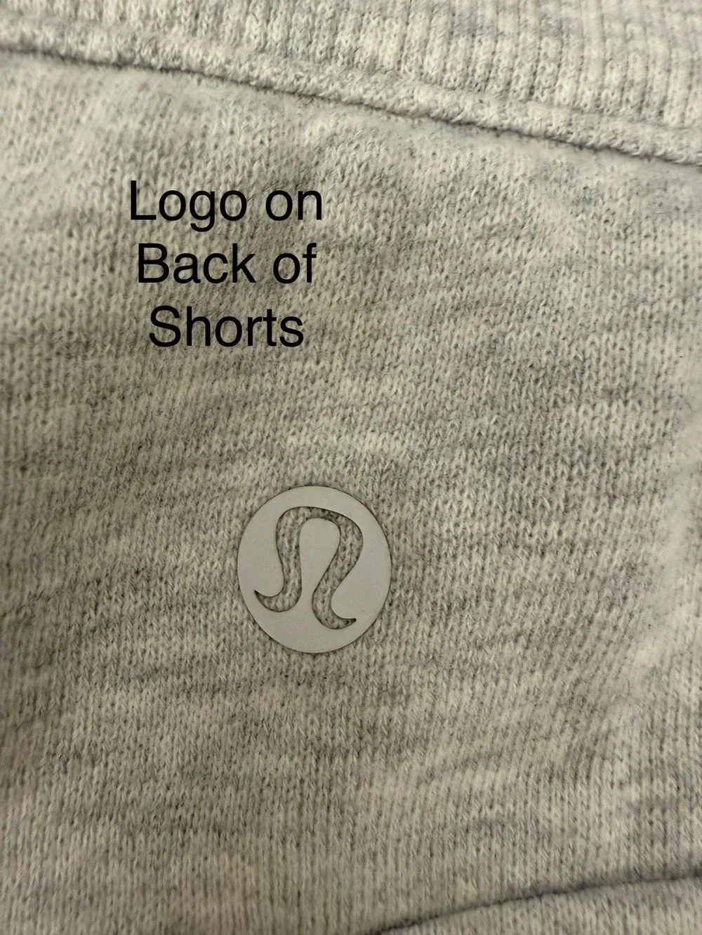 lululemon Women’s Scuba High-Rise Short, Heathered Core Ultra Light Grey. Size 6